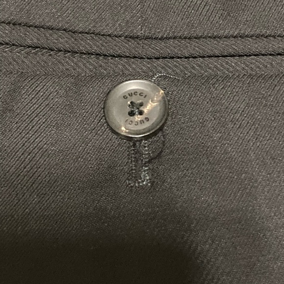 Gucci Black Wool Slacks - Picture 6 of 7